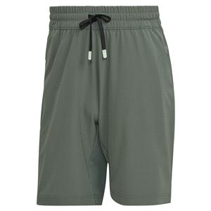 Men`s Ergo 7 Inch Tennis Short Green Oxide