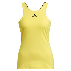 Women`s Aeroready Y-Back Tennis Tank Beam Yellow and Black