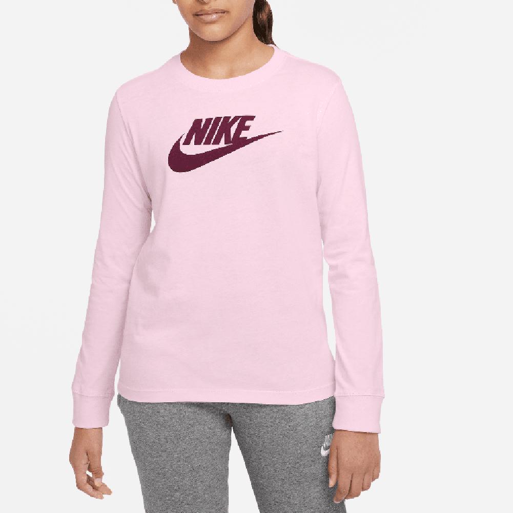 Nike Girls` Sportswear Long-Sleeve T-Shirt
