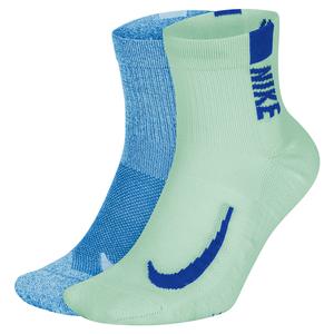 Multiplier Running Ankle Socks (2 Pairs) Multicolor