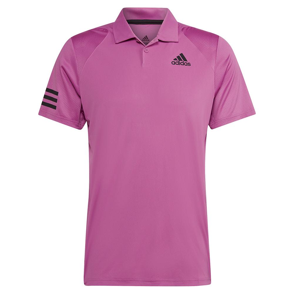 Adidas Men`s Club 3-Stripe Tennis Polo Lilac