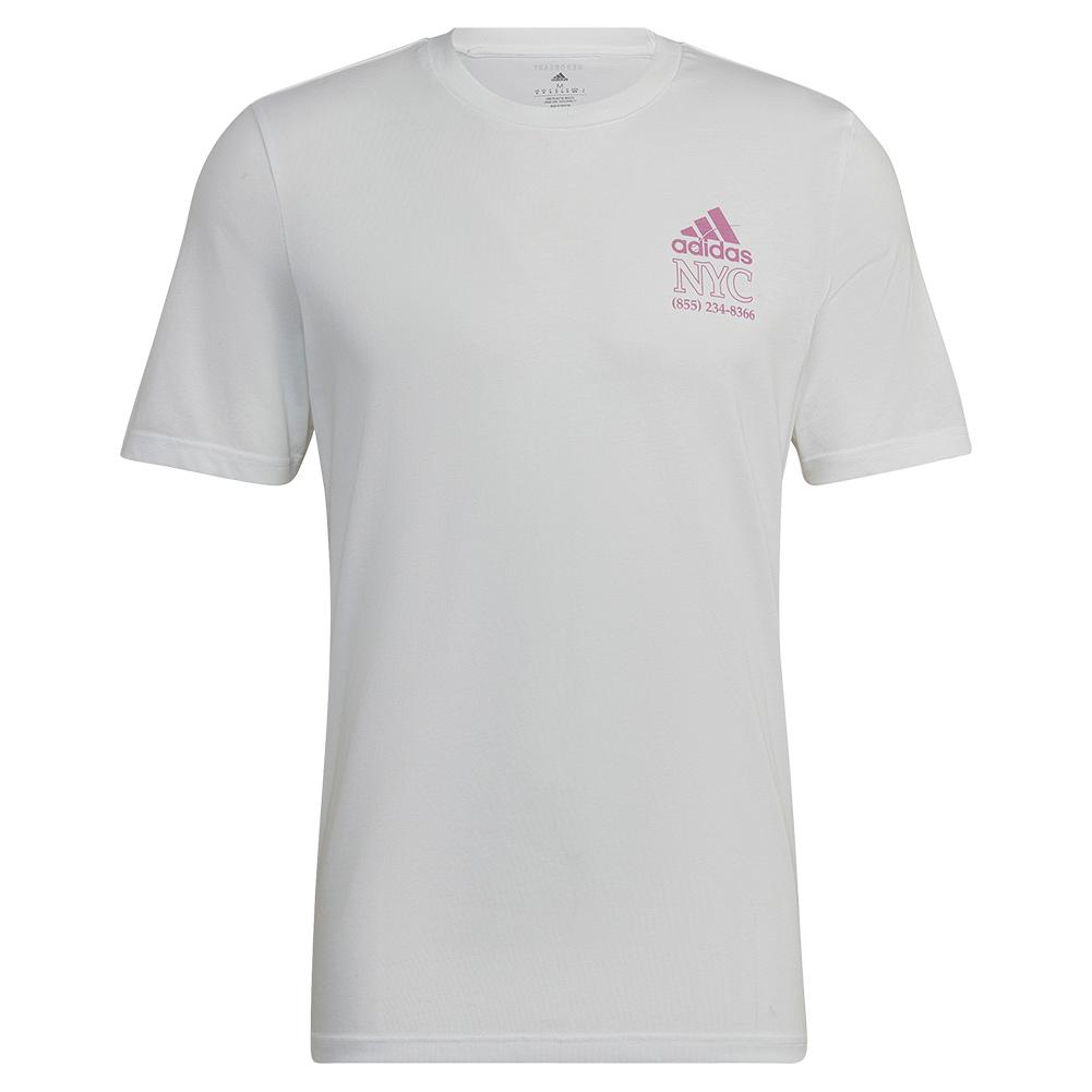 Adidas Men`s Courts Tennis T-Shirt White
