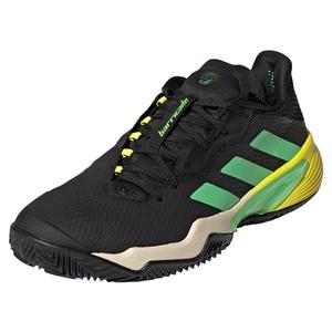 Men`s Barricade Clay Tennis Shoes Footwear White and Beam Green