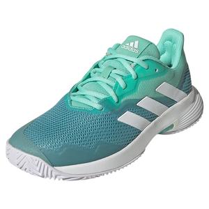 Women`s CourtJam Control Tennis Shoes Easy Green and Footwear White