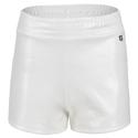 Women`s Star Traveler Tennis Short White Foiled Neoprene