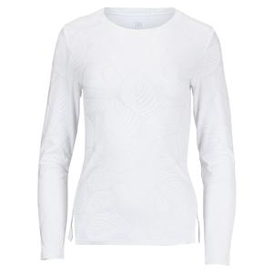 Women`s Cosima Long Sleeve Tennis Top Fading Leaves