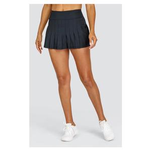 Women`s Jillian 13.5 Inch Pleated Tennis Skort Onyx