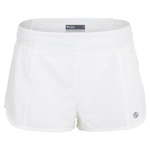 Women`s Pindot Mara Tennis Short White