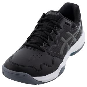 Men`s GEL-Dedicate 7 Tennis Shoes Black and Gunmetal
