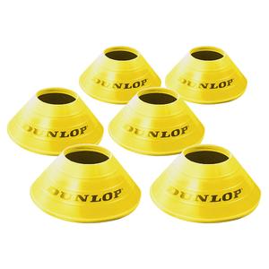 Tennis Training Cones 6 Pack Yellow