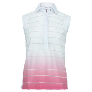 Women`s Bailey Sleeveless Tennis Top Plumeria Ombre