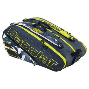 Pure Aero RHx12 Tennis Bag Grey and Yellow