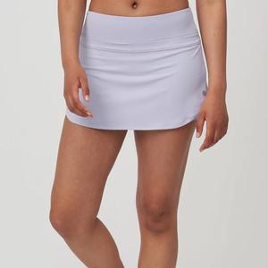 Women`s Knit Pindot Pace Tennis Skort Blue Haze