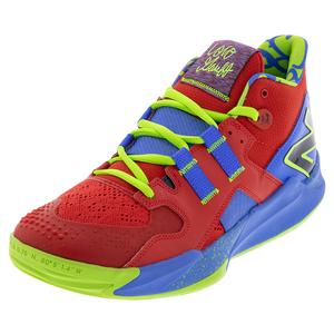 Unisex Coco CG1 D Width Tennis Shoes Energy Red and Bright Lapis