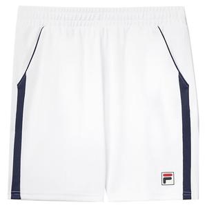 Men`s Heritage Essentials Knit Tennis Short 100_WHITE/NV