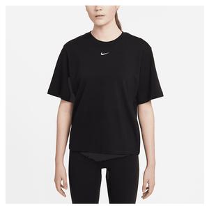 Women`s Sportswear Essentials Boxy T-Shirt 010_BLACK/WT