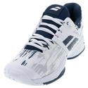 Men`s Propulse Fury All Court Tennis Shoes White and Estate Blue