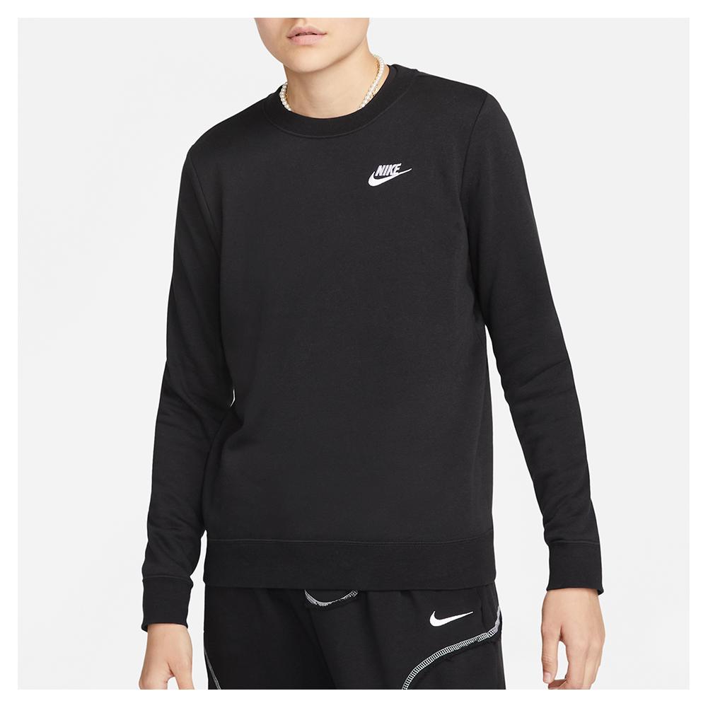 Nike Men's Long Sleeve Sportswear Club T-Shirt - Dark Grey Heather - Size L