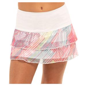 Girls` Have No Sheer Mesh Tennis Skort White