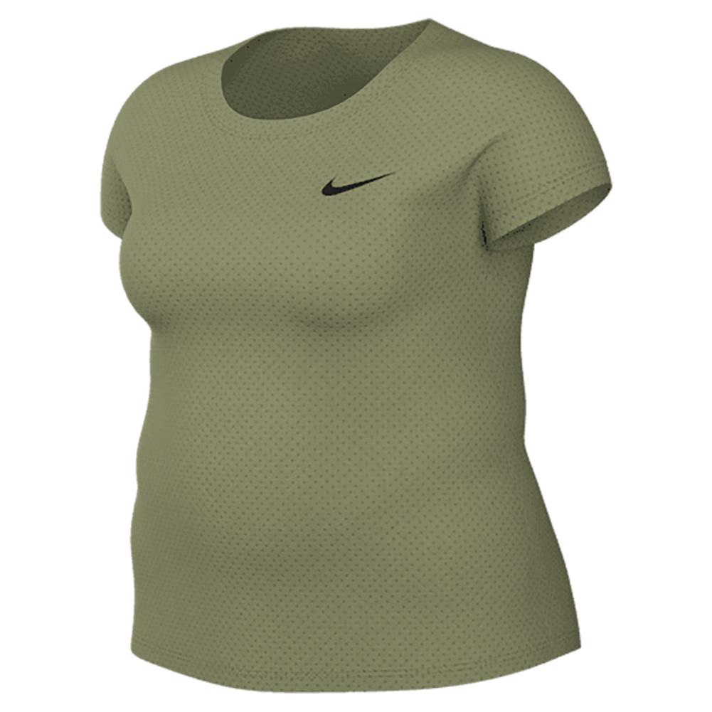 fantoom Regenachtig voeden Nike Women`s Court Dri-FIT Victory Short-Sleeve Tennis Top Plus Size