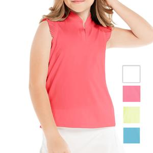 Girls` Pleat Me Up Tennis Tank