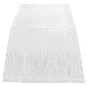 Women`s 14.5 Inch Pleated Tennis Skirt White