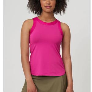 Women`s Knit Pindot Strike Tennis Tank Azalea