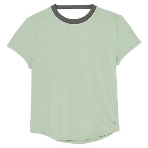 Women`s Fi-Lux Short Sleeve Performance Top Basil and Thyme