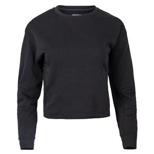 Women`s Fleece Ultra Cropped Tennis Sweatshirt Black