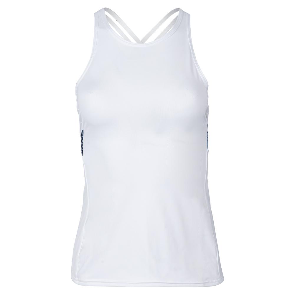 InPhorm Women`s Bailey Tennis Tank White and Academy