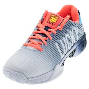 Women`s Hypercourt Express 2 LIL Tennis Shoes Slate White and Coral
