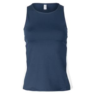 Women`s Blaire Tennis Tank Midnight and Vapor Combo