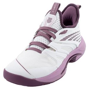 Women`s SpeedTrac Tennis Shoes White and Grape Nectar
