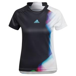 Women`s World Cup Tennis Top White and Black