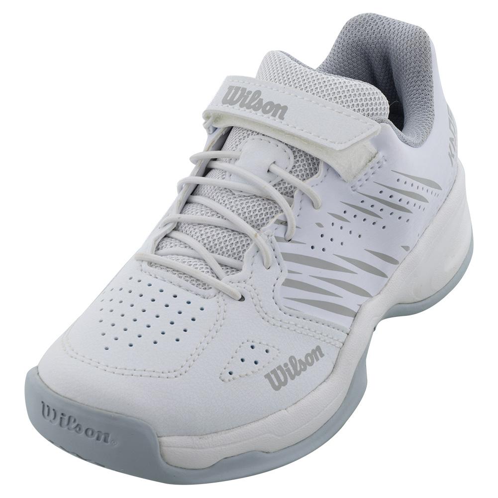  Juniors ` Kaos 2.0 Tennis Shoes White And Pearl Blue