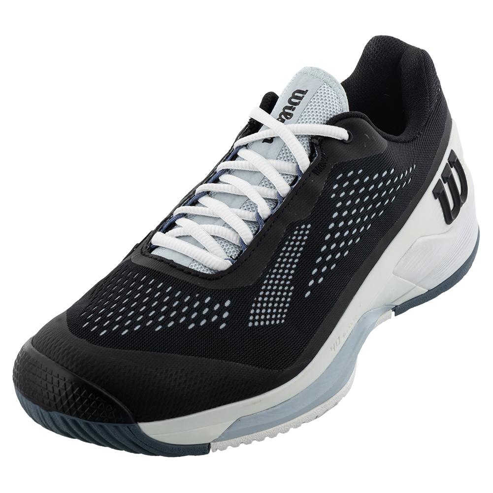 Wilson Women`s Rush Pro 4.0 Tennis Shoes Black and White