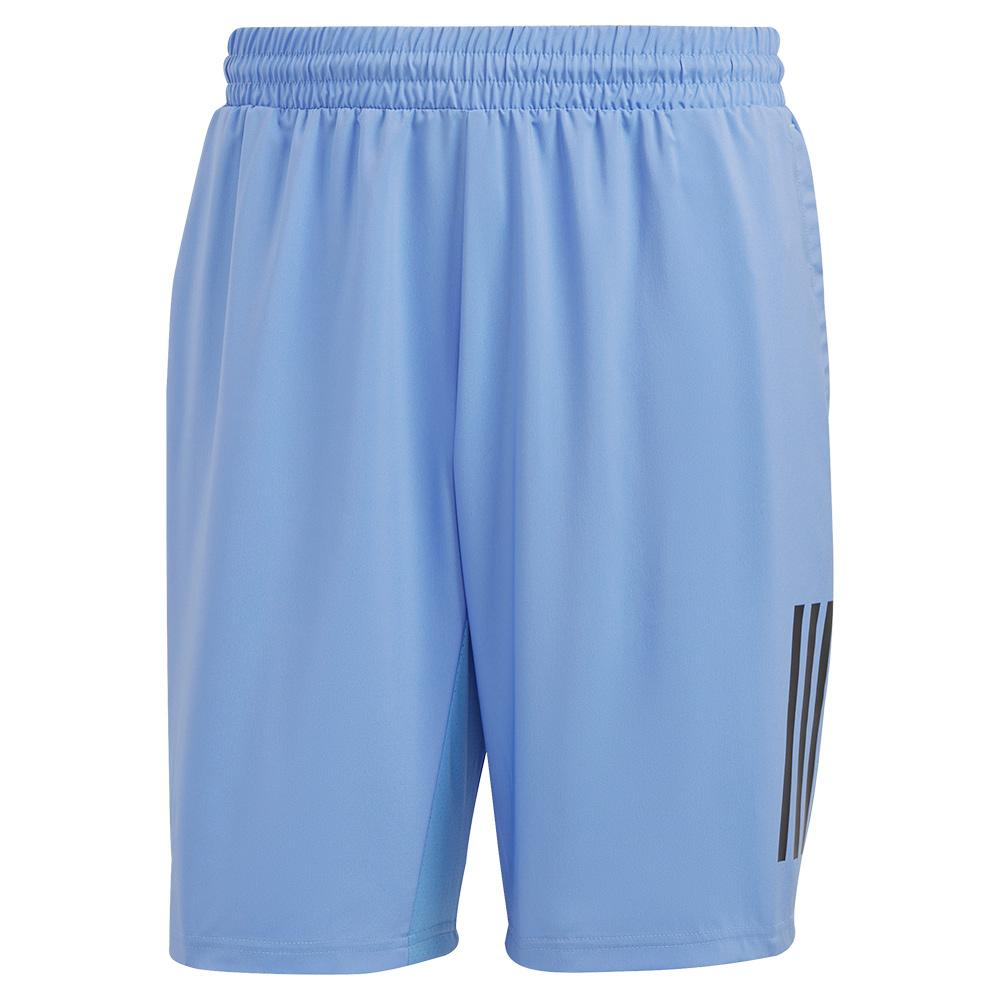 Regelmæssighed pizza forsigtigt Adidas Men`s Club 3-Stripe 9 Inch Tennis Shorts Blue Fusion