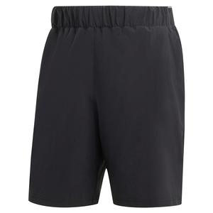 Men`s Club Stretch Woven 7 Inch Tennis Shorts Black