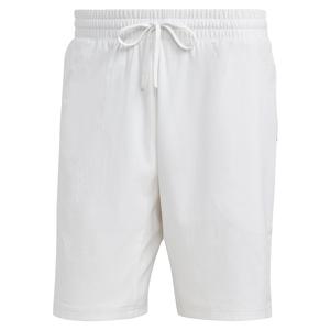 Men`s Ergo 9 Inch Tennis Shorts White