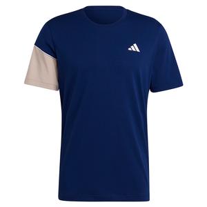 Men`s Clubhouse Tennis Top Victory Blue and Wonder Quartz