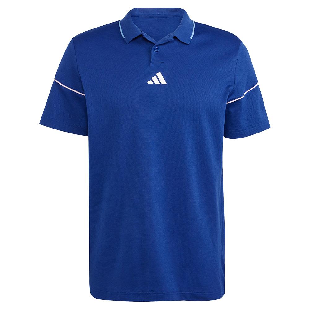 adidas Men`s Clubhouse Tennis Polo Victory Blue