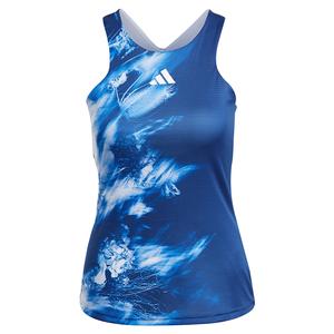 Women`s Melbourne Y-Back Tennis Tank Multicolor and Victory Blue