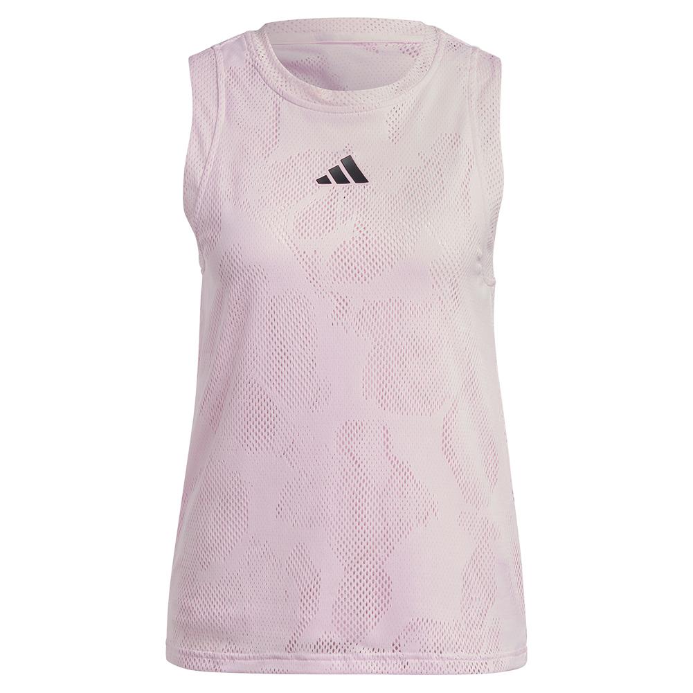 Adidas Melbourne Match Tennis Tank in Clear Pink