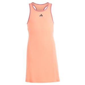 Girls` Club Tennis Dress Coral Fusion