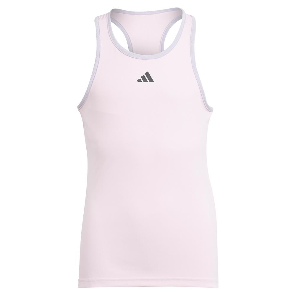 Adidas Girls Club Tennis Tank Top Clear Pink