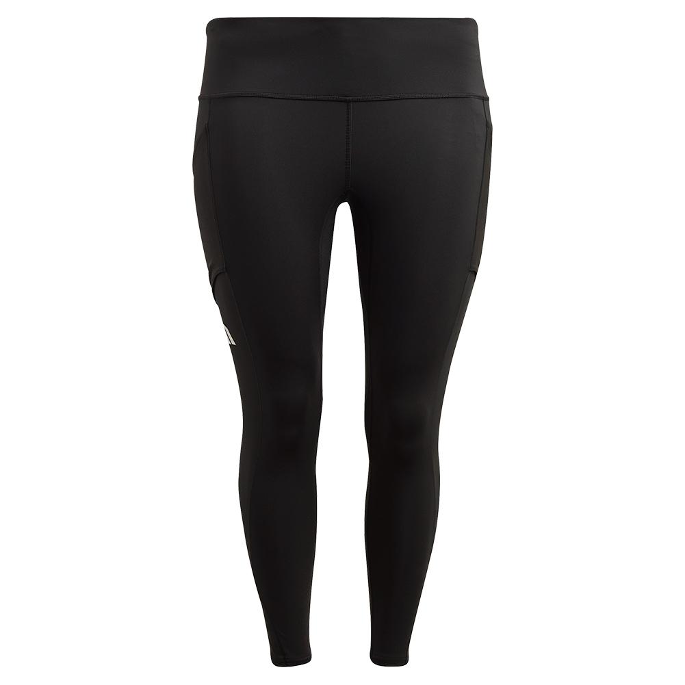 ADIDAS Women`s Match Tennis Tights Plus Size Black