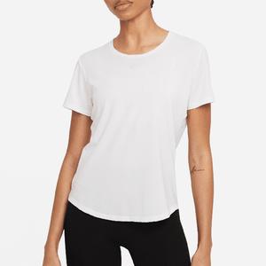 Women`s Dri-FIT UV One Luxe Standard Fit Short-Sleeve Top 100_WHITE/RF_SV