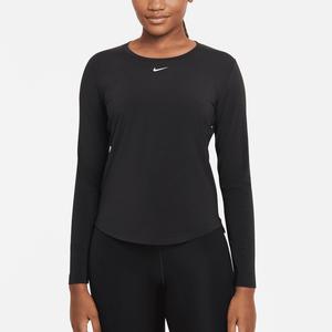 Women`s Dri-FIT UV One Luxe Standard Fit Long-Sleeve Top 010_BLACK/RF_SV