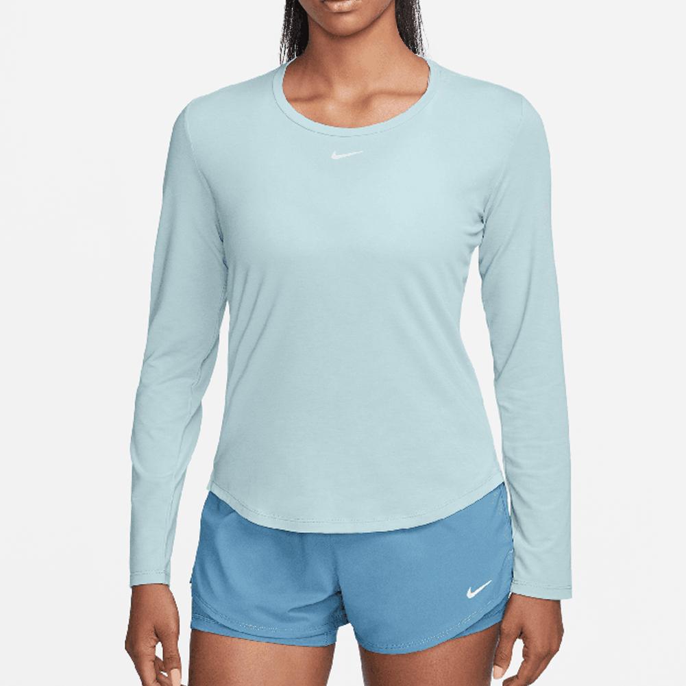 vliegtuig samenzwering kussen Nike Women`s Dri-FIT UV One Luxe Standard Fit Long-Sleeve Top
