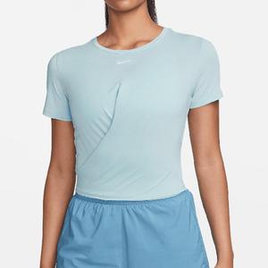Women`s Dri-FIT One Luxe Twist Cropped Short-Sleeve Top